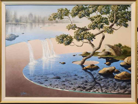 'Winter Mirage' Art Acrylic by Swell