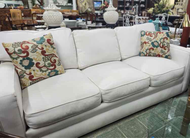 White Fabric Couch ‘as is’