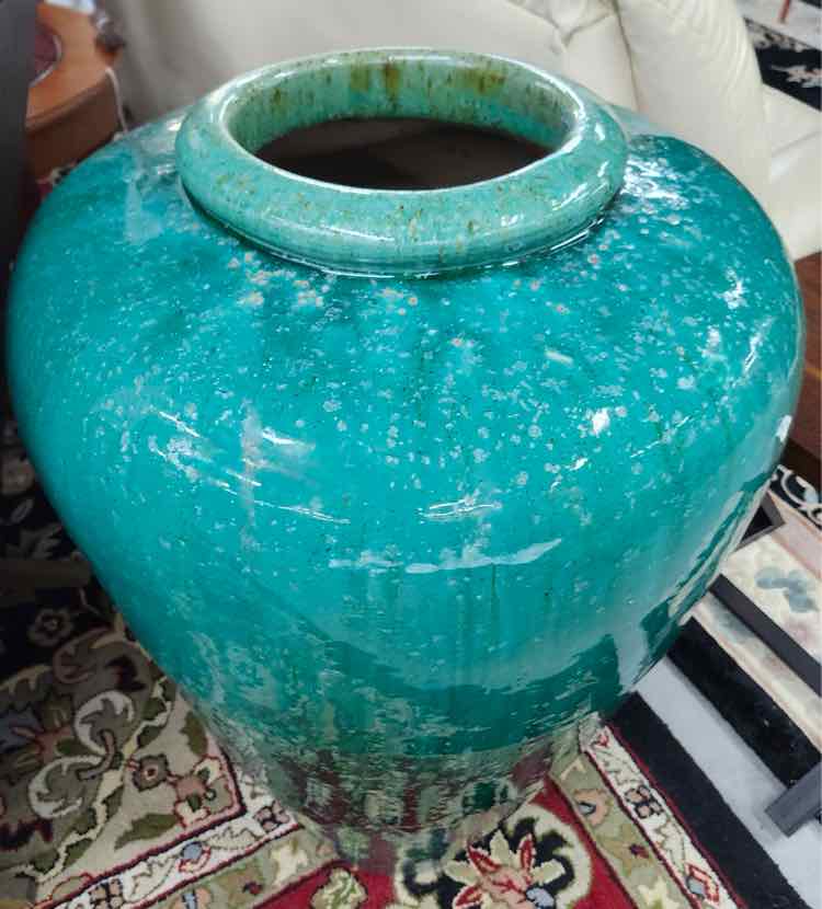 Large Green Vase