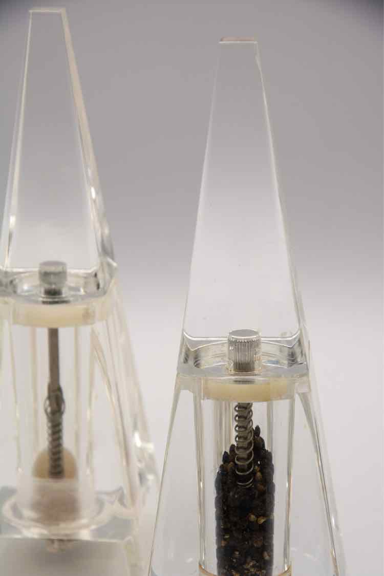 Lucite Salt & Pepper Shakers