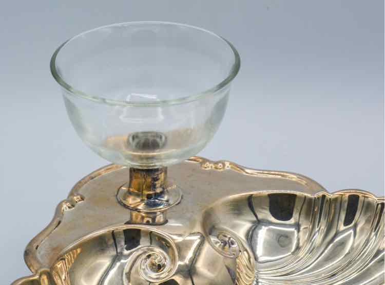 40's Countess International Silver Plated Shell Tray