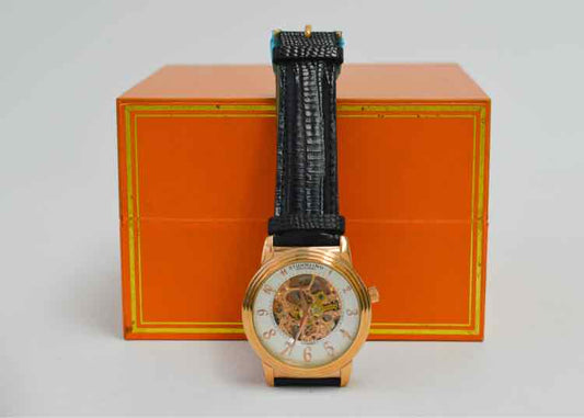 Stuhrling Delphi Automatic Skeleton Watch