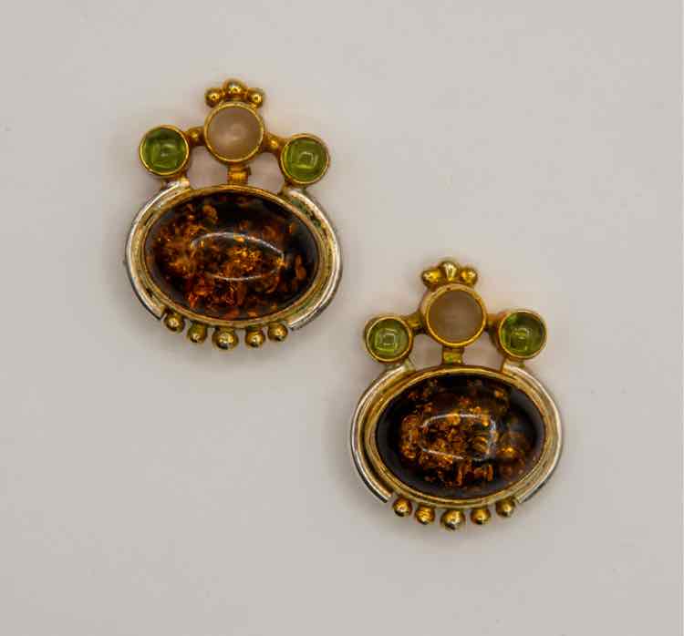Amber Earrings