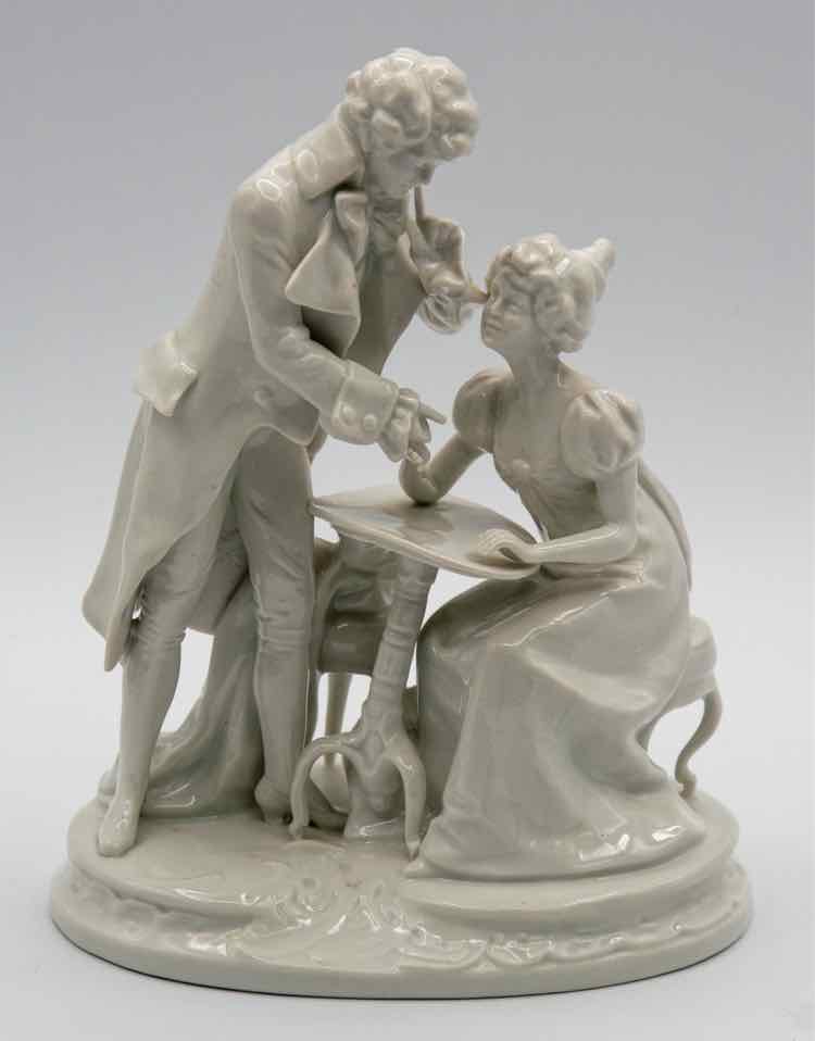 Ernst Bohue Carlthreme Porcelain Teacher/Student