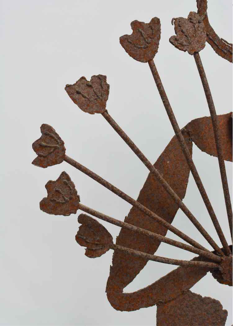 "Queen of Flowers" Metal Sculpture