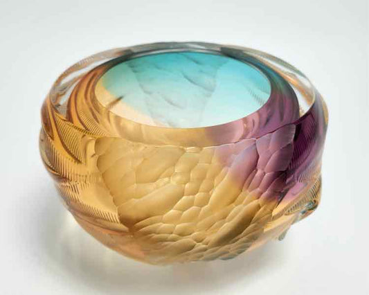 Leon Applebaum Glass Vase