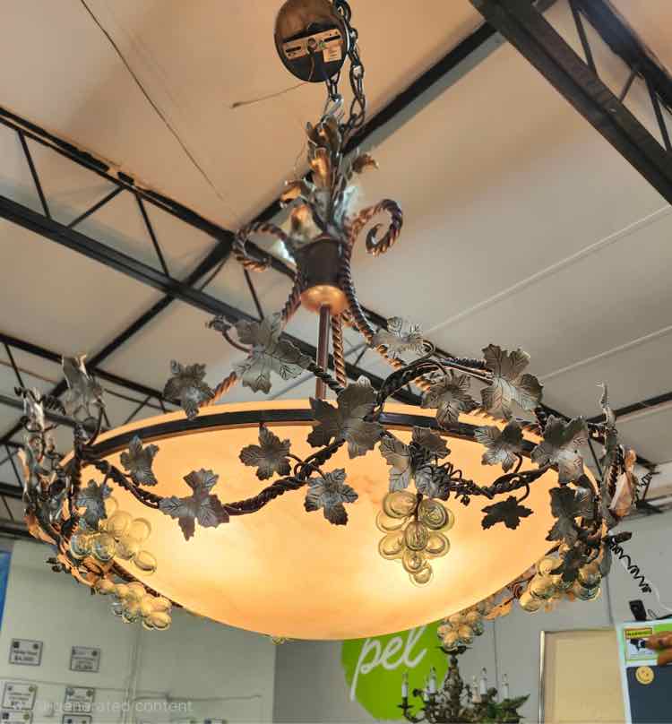 Meyda Grape Leaf Chandelier