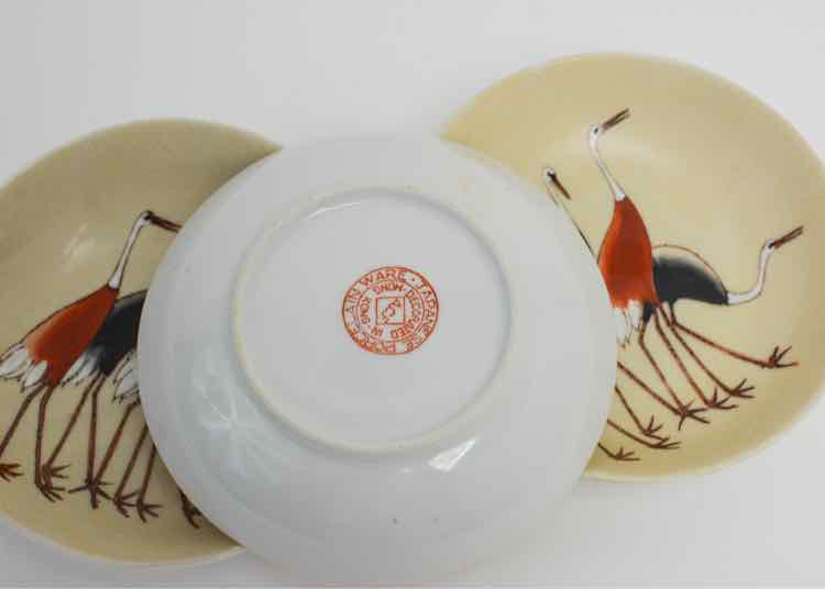 Dishware 3 Vtg.Japanese A.C.F.Crane Bowls