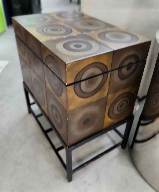 Pier 1 Circle Design Storage Chest