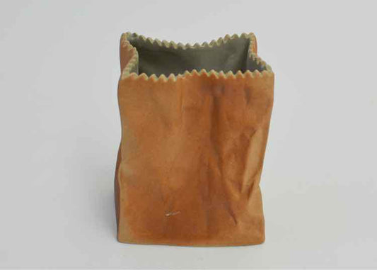 Rosenthal 'Paper Bag' Ceramic Vase