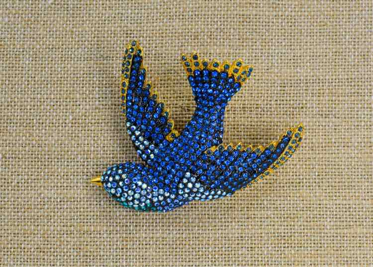 Joan Rivers Bird in Flight Brooch