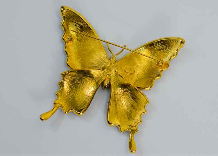 Joan Rivers Butterfly - Large Brooch