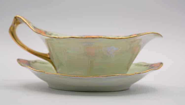 Antique Signed German Gravy Boat