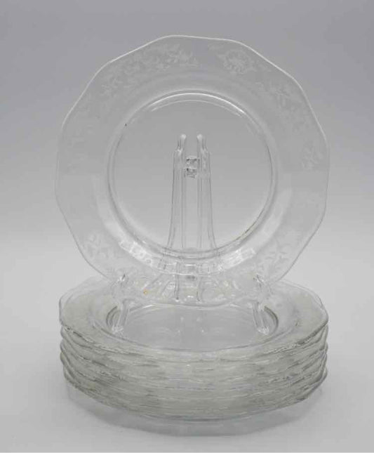 Fostoria "Laffayette" Crystal Plates