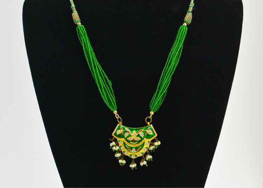 Meenakari Cloisonne Brass Necklace