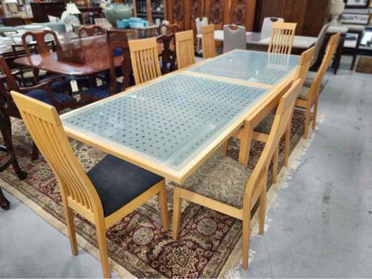 Calligaris Dinning Table w/8 Chairs