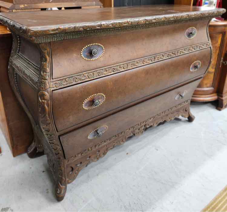 Antique 3 Drawer Bombay Chest
