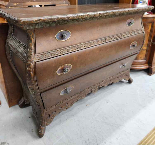 Antique 3 Drawer Bombay Chest