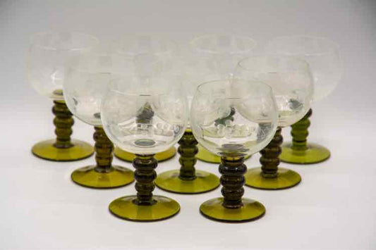 Roomer Rhine Etched Cordial Glass