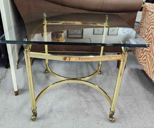 Glass End Table