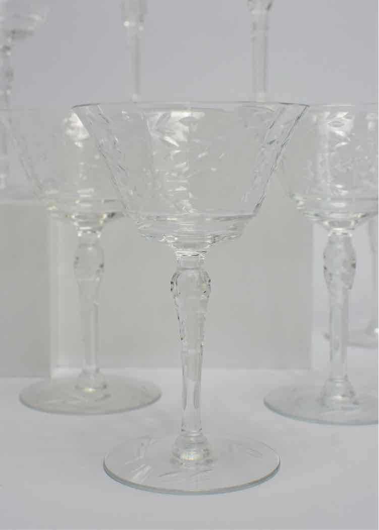 Vintage Rock Sharpe Champagne Glasses