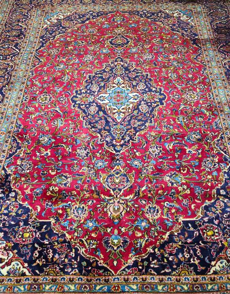 Blue/Red Rug