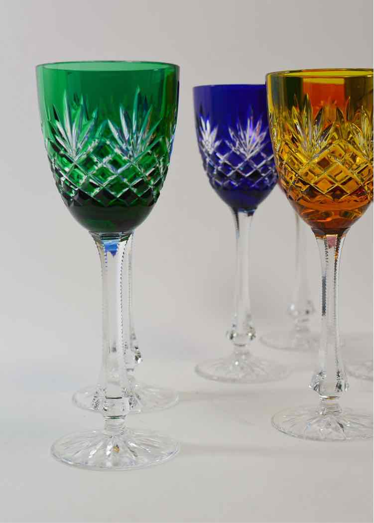 Faberge Crystal Odessa Wine Glasses