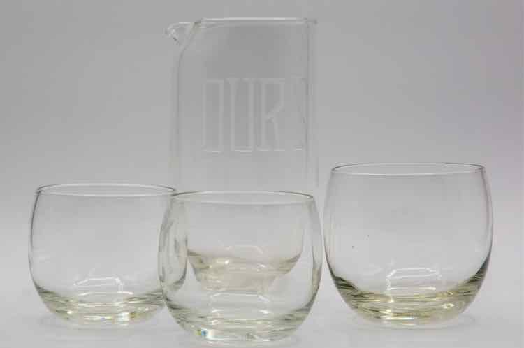 Cocktail Pitcher & Glasses