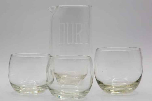 Cocktail Pitcher & Glasses