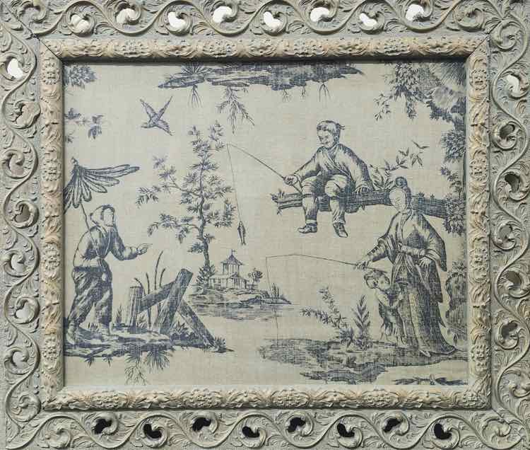 Framed Fisherman Tapestry