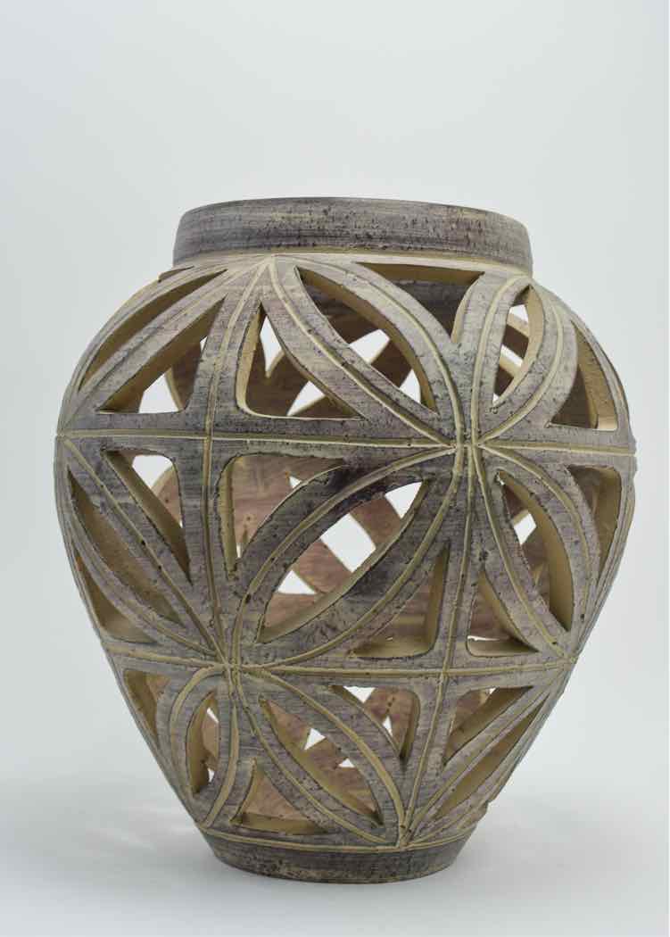 Terracotta Open-Work Planter Pot