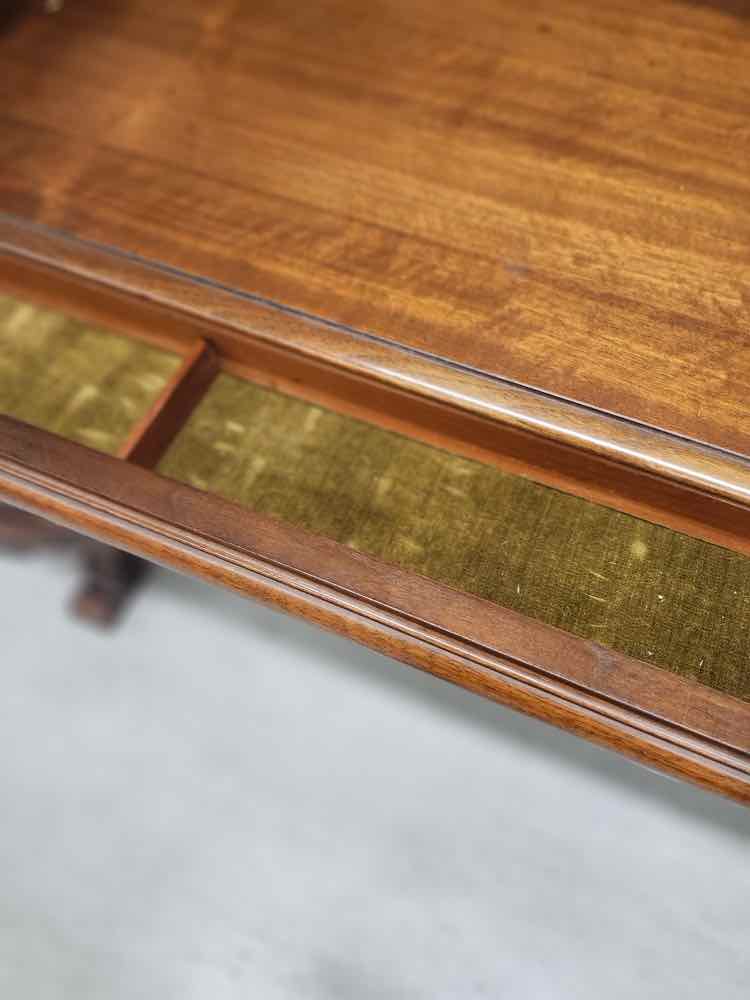 Antique Dark Wood Server