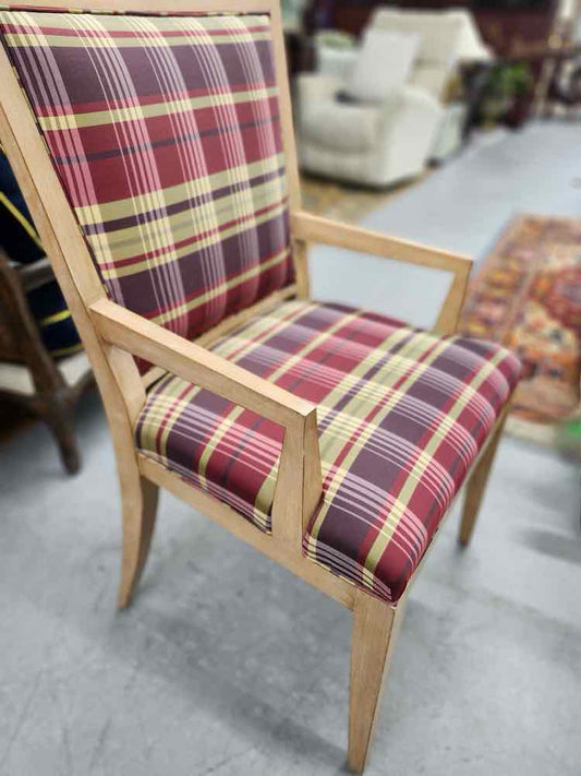 4 Wood Madras Chairs AS IS