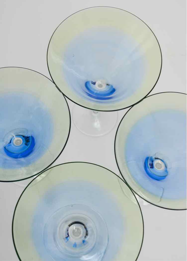 Circleware Romania Ombre Martini Glasses
