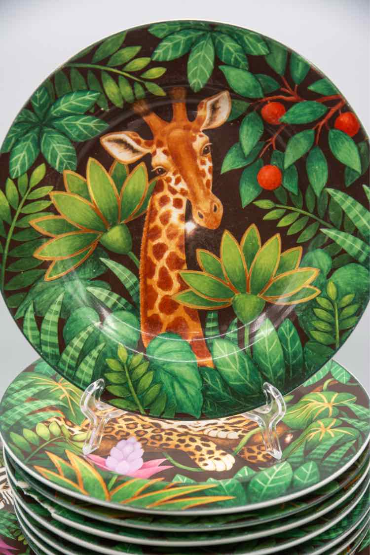 Sakura Animal Plate Set  27pc