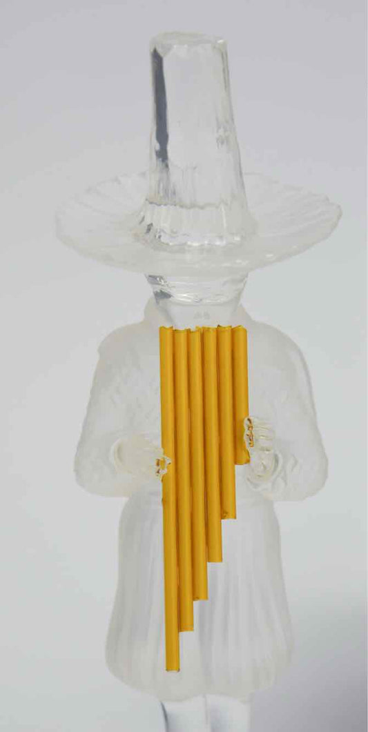 St.Louis The Pan Flute Crystal Figurine