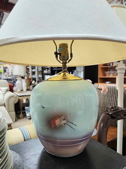 Judith Stiles Hand Painted 80's Lamp