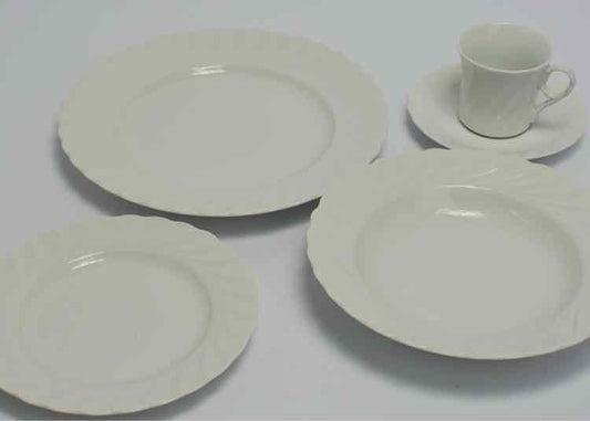 Savoir Virre French Swirl Dishes