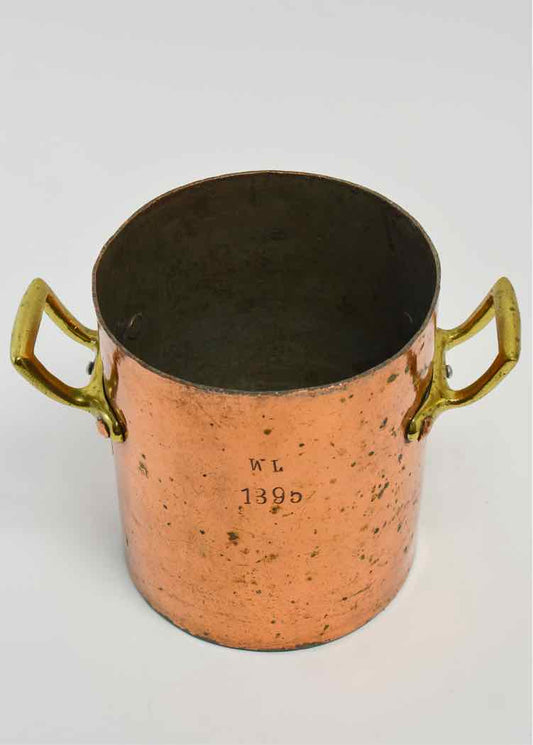 Antique French Copper Pot "WL 1395"