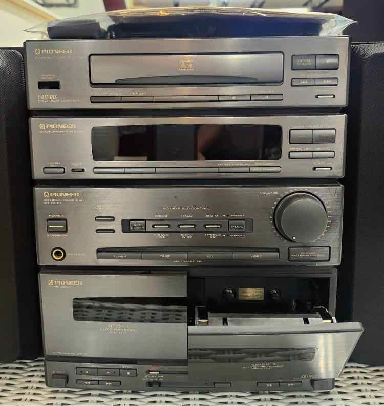Vtg. Pioneer Stereo Stack