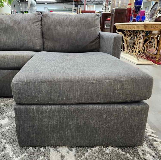 2pc American Leather Grey Line Couch