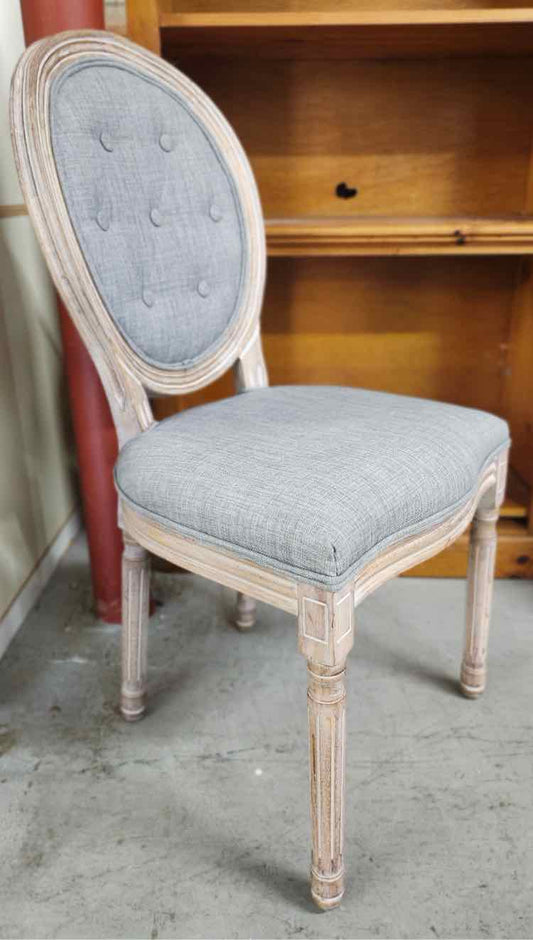Single Gray French Chair