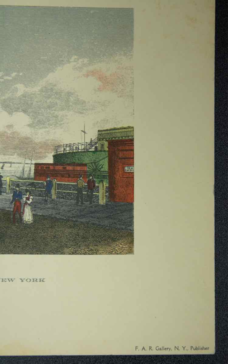 1800s New York Print