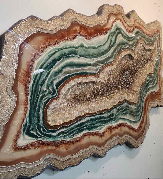 "Geode Slab" by Brian William Art