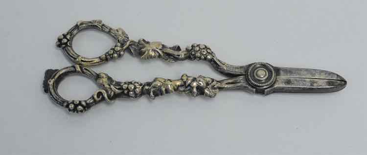Gorham NSO Grape Cluster Silver Shears