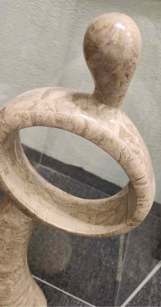 Art 'Universal Hug' Marquis Collection Stone Inlaid Sculpture