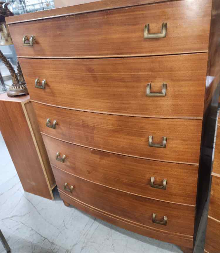 Art Decor Mahogany Six Drawer Dresser