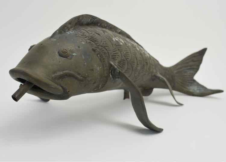 Bronze Koi Fish Sculpture