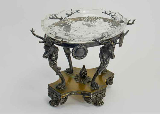 Pairpoint Stag Pedestal Stand
