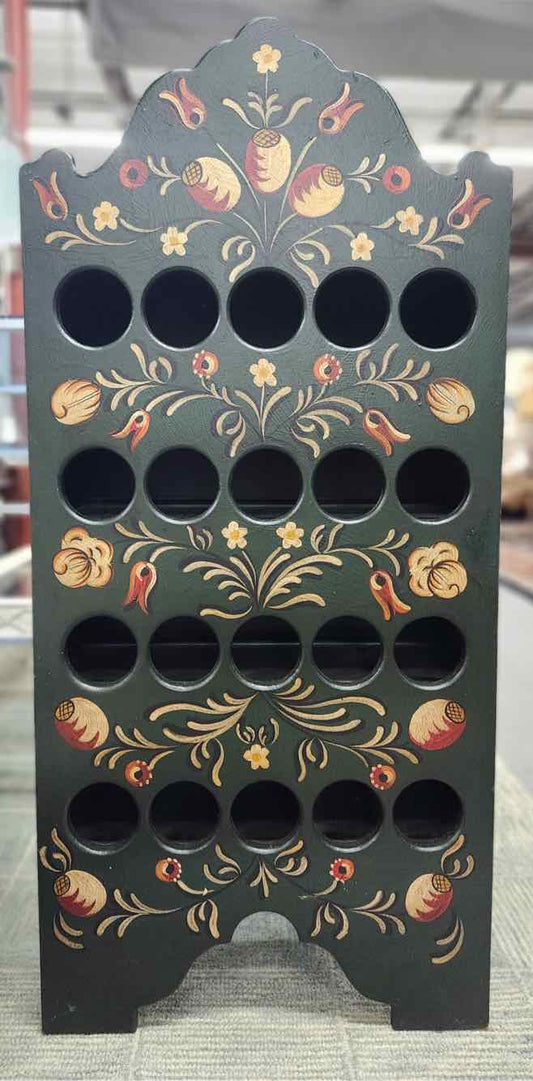 Green Painted Wine Cabinet